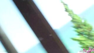 German Cougar Holiday Kinky Talk for Step Son Outdoors at