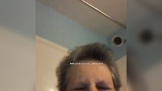 Granny Ann inside front of the web cam (one)