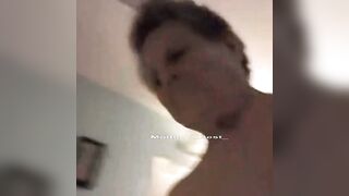 Granny Ann inside front of the web cam (one)