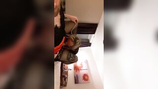 Crossdresser being blown by MILF