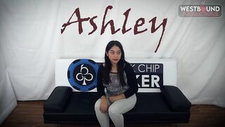 A school chick gets wild with a toy into her