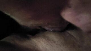 Licking her little soak cunt