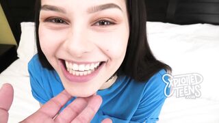 She is 18 and brand spanking new to porn