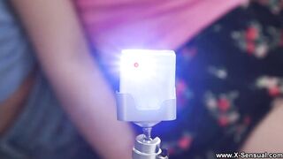 X-Erotic - Watching porn and trying anal Karry Slot