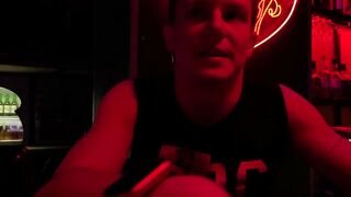 Stranger pounded whore club bartender for a lovers of bills
