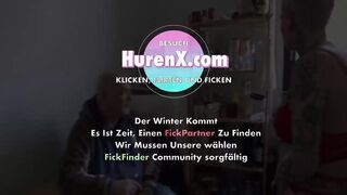 Seine geile Ehefrau gefickt, er leckt sauber