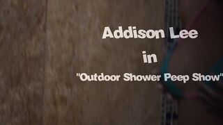 Teens Stepsister Likes Being Watched Inside The Shower - Addison