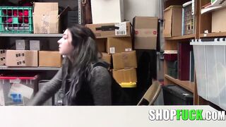 Long Jugs Shoplifter Get Busted And Screwed By Her Familiar