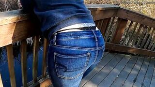 Milf Huge Booty Whale Tail Outside