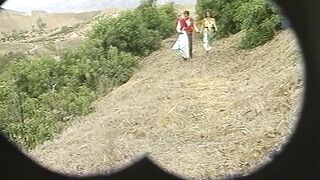 Jeannie Pepper and Peter North Oudoors (4K Upscale)