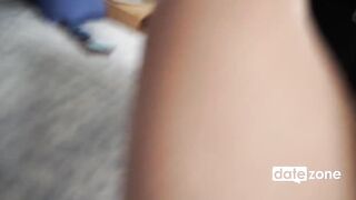 Young wifey from Datezone blows my huge penis