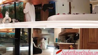 goddess fiance exposes and flashes the pizza deliveryman