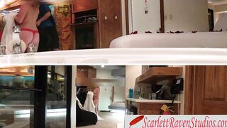 goddess fiance exposes and flashes the pizza deliveryman