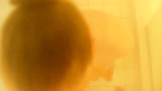 cougar sucks me inside the shower