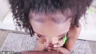 The Voluptuous Black Olivia Jay Blows Penis Like No 1