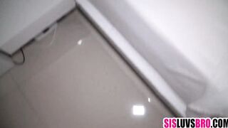 Step brother and sis end up into 1 bed -