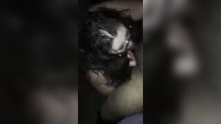 SSBBW sloppy throating bbc
