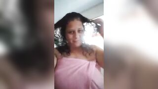 having fun with the towel