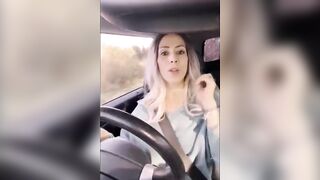 I nailed with a cyclist on the roadside