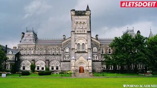 PORNO ACADEMIE - Bae Lana Rhoades Hard Drilled By Professor