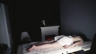 masturbate to her with a dildo after a strokes, she