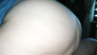 Vulgar fat cougar with huge natural melons and fat booty