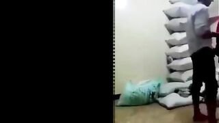 arab aunty nailed inside warehouse