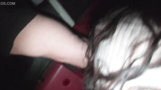 Doggyfuck inside front of a truck driver