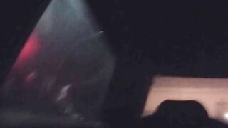 Doggyfuck into front of a truck driver