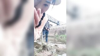 oriental Daddy Gets Outdoors Hj