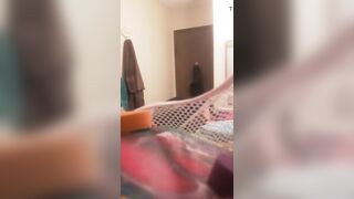 BBW mother into law taking a shower with her fat titted part one