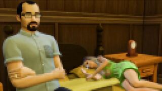 Dad And Daughter Have To Share A Bed Into Hotel