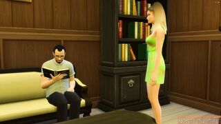 Dad And Daughter Have To Share A Bed Into Hotel
