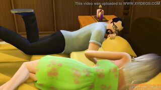 Dad And Daughter Have To Share A Bed Into Hotel