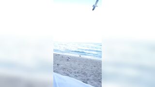 Screwed her on the beach
