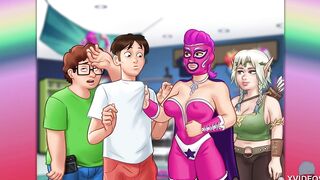 SUMMERTIME SAGA #15 • Getting jerked off by a Hottie