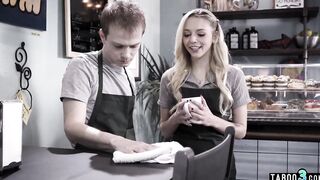Blonde 18 year old Lily Larimar proves that she can handle a