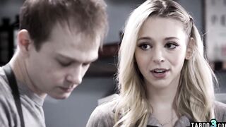 Blonde 18 year old Lily Larimar proves that she can handle a