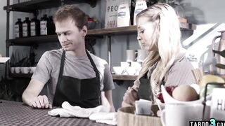 Blonde 18 year old Lily Larimar proves that she can handle a
