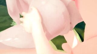 Futa Genshin Impact - Rosaria gets creampied by Ganyu -