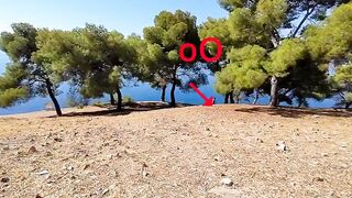 Risky Outside Hand Job and Banged! into Greece - CumChallenge Day