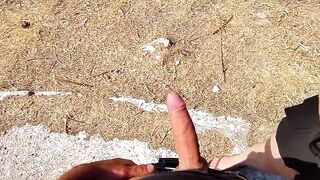 Risky Outside Hand Job and Banged! into Greece - CumChallenge Day