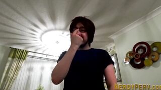 Leeds geeks bangs gothic and sperms her mouth