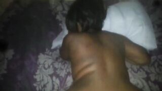 African hot squirts while getting banged! from behind