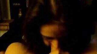 Hot milf lick balls suck dick and drink cum