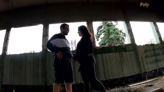 Blogger bimbos plowed a bro into a abandoned place (pegging,
