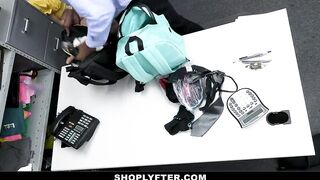 Hottie Teenagers Stripsearched and Screwed By Mall Cop