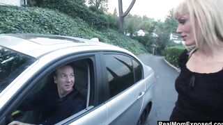 Real Milf Exposed-cougar Gets A Lucky Pounded On The Way