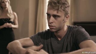 Cheating wifey tricked in sex with his unknown step son