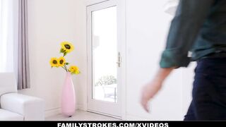 Huge Tit Barely Legal Step Daughter Fucks and Orgasms On Step-Daddy's